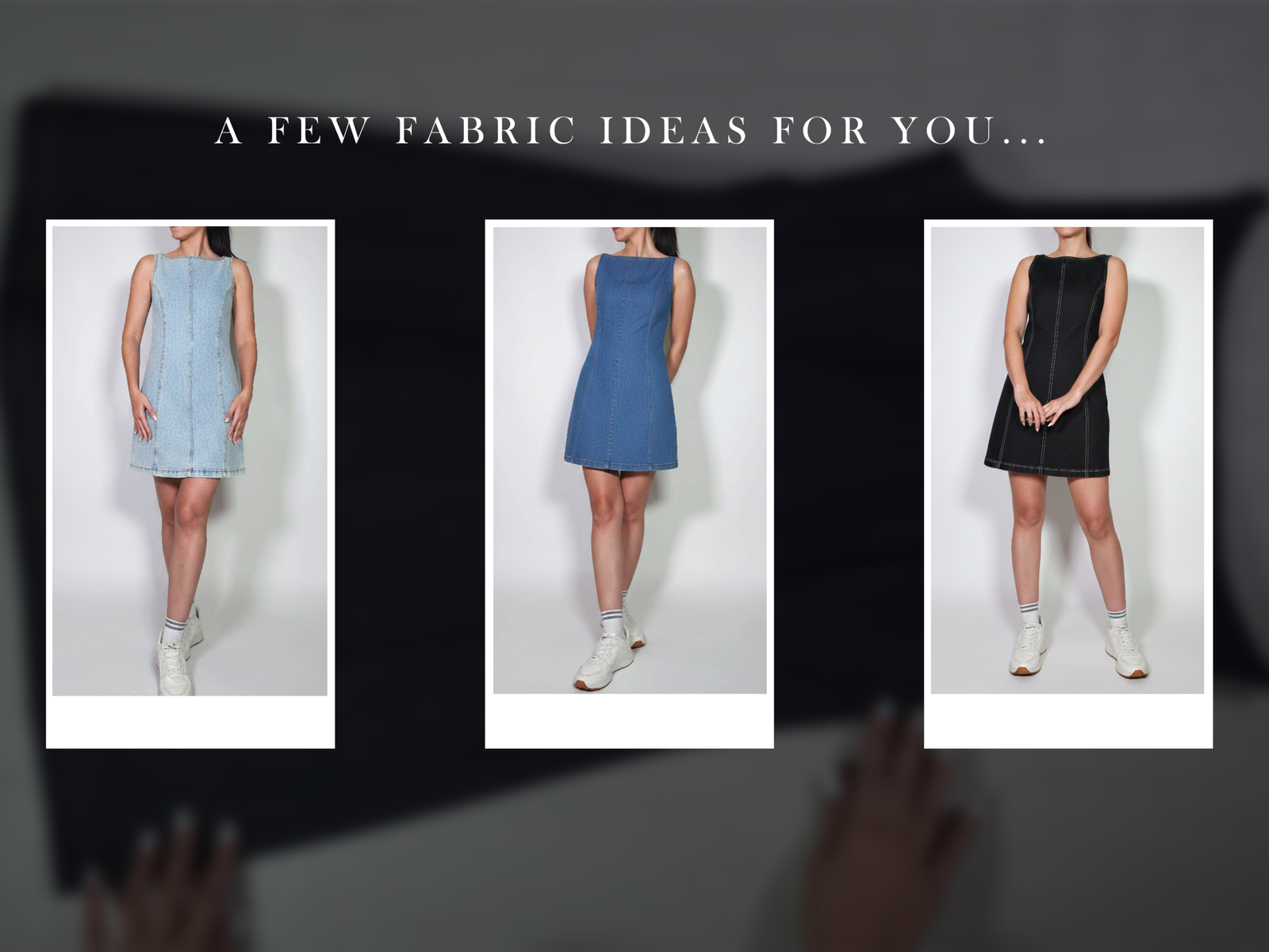 SORA Denim Dress | PDF Sewing Pattern A0 A4 Letter | Sizes 0–20 - Image 9